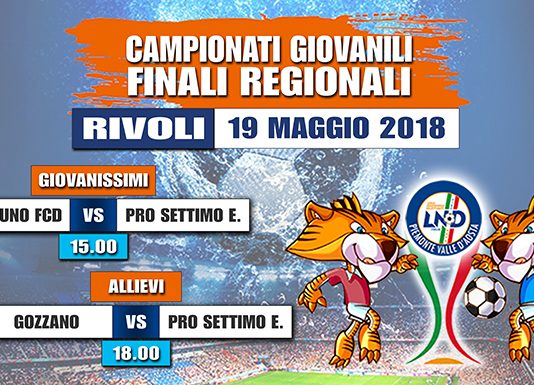 CAMPIONATI GIOVANILI Sabato a Rivoli le finalissime