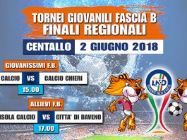 GIOVANILI FASCIA B Sabato a Centallo le finalissime