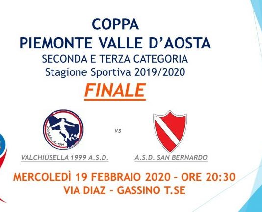 COPPA PIEMONTE SECONDA E TERZA Mercoledì la finalissima tra Valchiusella 1999 e San Bernardo