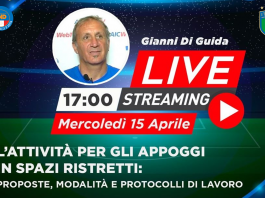 Gianni Di Guida questo pomeriggio in diretta Facebook