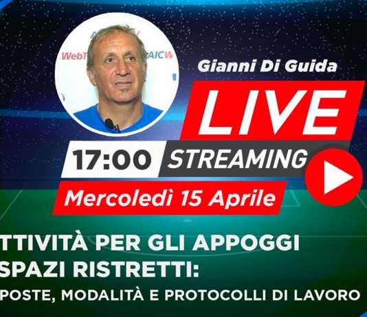 Gianni Di Guida questo pomeriggio in diretta Facebook