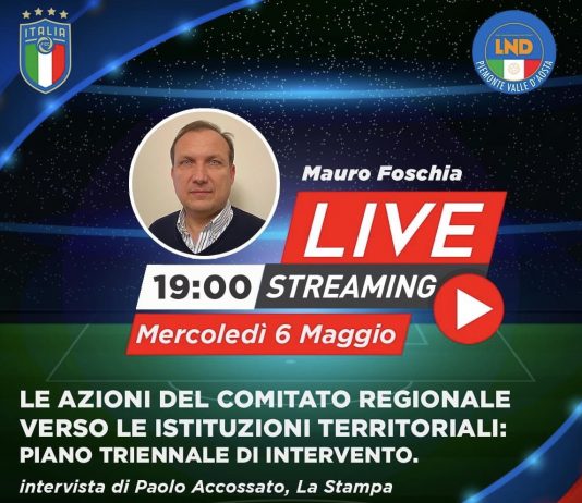 Questa sera diretta Facebook del Vice Presidente Vicario Mauro Foschia