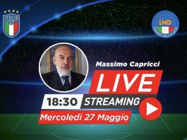 Questa sera diretta facebook sull’alimentazione sportiva a cura del Dott. Massimo Capricci