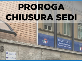 Proroga chiusura sedi Comitato Regionale