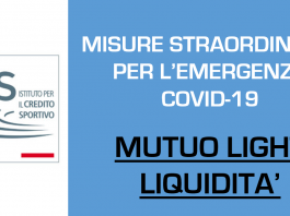 Da lunedì 18 maggio il via ai finanziamenti per le ASD e SSD
