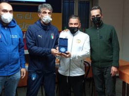 CONSEGNA MEDAGLIA A VERBANIA CALCIO