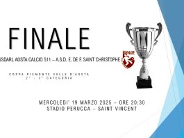 FINALE COPPA PIEMONTE VALLE D’AOSTA, mercoledì 19 Marzo il verdetto