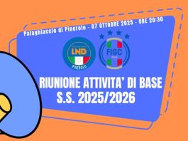 RIUNIONE D.D. PINEROLO – AVVIO ATTIVITÀ FORMATIVE FIGC – SGS – EVOLUTION PROGRAMME