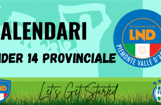 Under 14 Provinciale: pubblicati i Calendari 2025/26