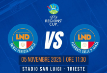 Uefa Regions’ Cup C.R. FRIULI V.G. – C.R. PIEMONTE V.A. – Mercoledì 5 Novembre 2025