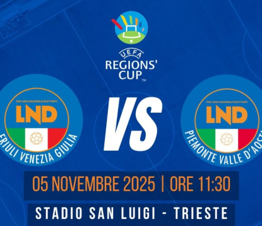 Uefa Regions’ Cup C.R. FRIULI V.G. – C.R. PIEMONTE V.A. – Mercoledì 5 Novembre 2025