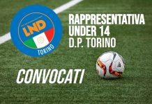 CONVOCAZIONI Rappresentativa provinciale Under 14 Torino (Area Metropolitana) e (Torino Città) – 25/03/2026