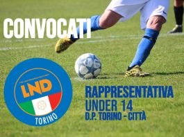 CONVOCAZIONE Rappresentativa provinciale Under 14 Torino (Città di Torino) – 26/02/2026
