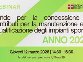 Bando Regionale 2026 per la Riqualificazione degli Impianti Sportivi – Webinar