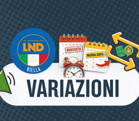 VARIAZIONI GARE Ratificate in data 31/03/2026