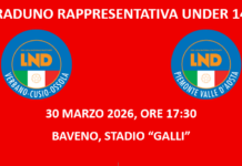 RADUNO RAPPRESENTATIVA Lunedì 30 marzo 2026