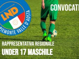 Convocazione Rappresentativa Regionale Under 17