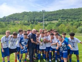 U.S.D. LUSERNA premiata per il successo nel Campionato Under 15 di Pinerolo