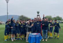 IL FERIOLO PREMIATO PER LA VITTORIA IN PRIMA CATEGORIA