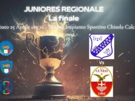 FINALE REGIONALE – CATEGORIA UNDER 19 REGIONALE