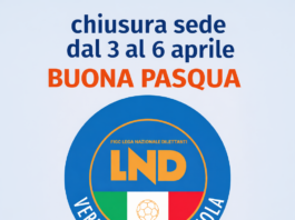CHIUSURA SEDE PER PASQUA