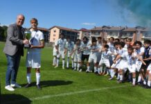 CSF CARMAGNOLA QUEENCAR premiato per il successo nel Campionato Under 14 di Torino