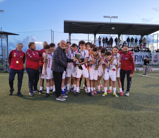 A.S.D. POLISPORTIVA GARINO premiata per il successo nel Campionato Under 16 di Pinerolo