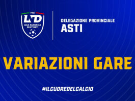 Variazioni gare 7 Ottobre 2026