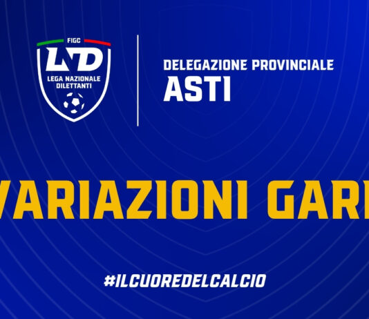 Variazioni gare 1 Novembre 2026