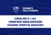 Circolare n. 1 AIA (modifiche regolamentari) – Stagione Sportiva 2026/2027