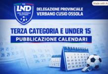 PUBBLICATI I CALENDARI DI TERZA E UNDER 15