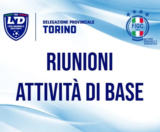 Convocazione riunione di avvio attività formative FIGC SGS