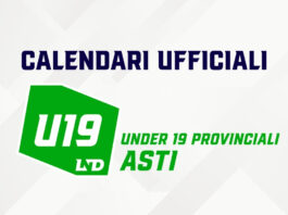 CALENDARI UFFICIALI Under 19 Asti