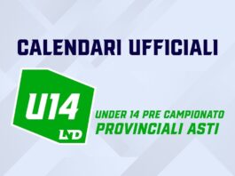 TORNEO PRE CAMPIONATO UNDER 14 ASTI Pubblicato il Calendario Ufficiale