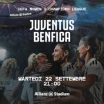 Gara Juventus – Benfica 22.09.26 UEFA Women’s Champions League