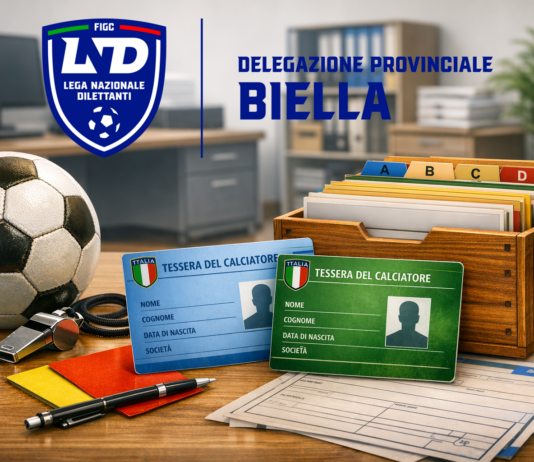GIACENZA CARTELLINI Delegazione Provinciale di Biella