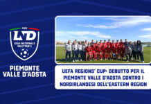 UEFA Regions’ Cup: debutto per il Piemonte Valle d’Aosta contro i nordirlandesi dell’Eastern Region