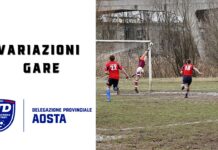 VARIAZIONE GARA 21 Ottobre 2026