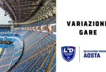VARIAZIONI GARE 10-11 Ottobre 2026