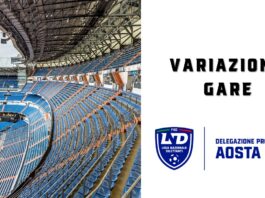VARIAZIONI GARE 10-11 Ottobre 2026