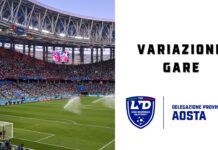 VARIAZIONI GARE 03-04 Ottobre 2026