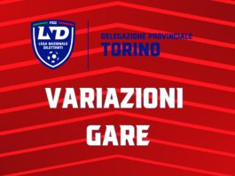 VARIAZIONI GARE Mercoledì 7 e Giovedì 8 Ottobre 2026