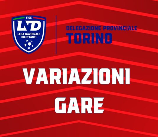 VARIAZIONI GARE Mercoledì 7 Ottobre 2026