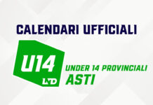 CALENDARI UFFICIALI Under 14 Asti